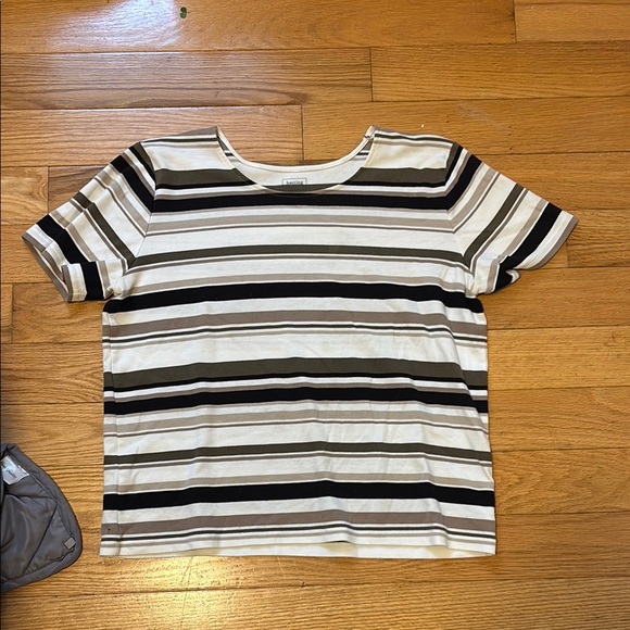 multicolor striped tee - Picture 1 of 4